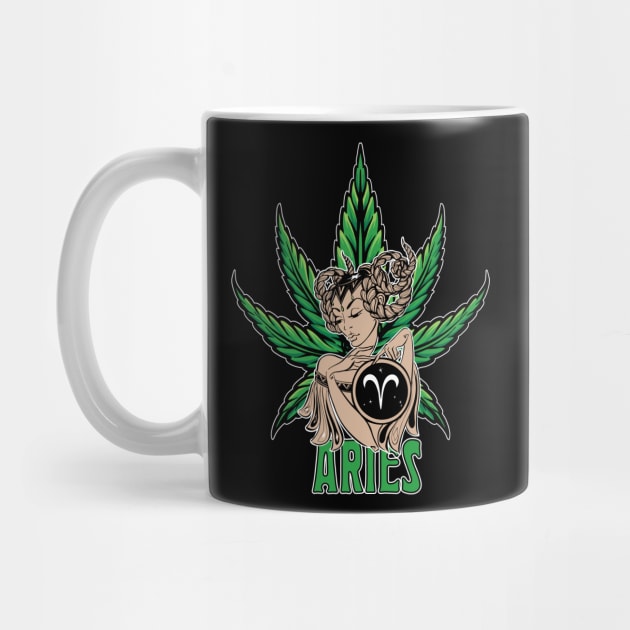 Aries Weed Shirt, Zodiac Cannabis, Aries Marijuana Shirt, Aries Gift, Aries Zodiac tee, Aries tee, zodiac birthday gift by Moon Phase Design